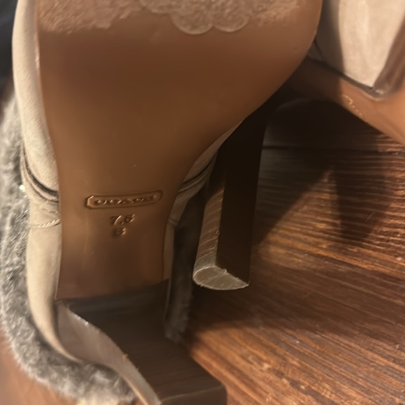 Coach Athena soft nubuck rabbit boots - Picture 10 of 10